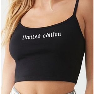 Cropped tank top